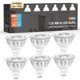 thumbnail image 1 of Bombillas LED Aovpex MR16, 5 W, 3000 K, 12 V, 6 unidades, regulables, 1 of 8