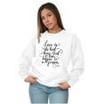 thumbnail image 3 of Cute Relationship Love Best Thing Women Plus Size Crewneck Sweatshirt Brisco Brands 2X, 3 of 5