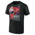 thumbnail image 2 of Men's Fanatics Alexander Ovechkin Black Washington Capitals Most Goals Evolution of 895 T-Shirt, 2 of 4