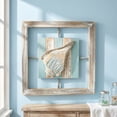 thumbnail image 5 of Natural Wood Mediterranean Nautical Starfish & Shell Wall Hanging Decor, Coastal Seaside Wall Art Ornament, Beach Theme Decor for Homestay Background Wall Living Room, 5 of 6