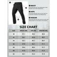 thumbnail image 7 of Men's Cargo Work Pants Stretch Water Resistant Tactical Pants 31" Lightweight Hiking Ripstop Pants with Multi Pockets Outdoor Apparel Black 34, 7 of 7