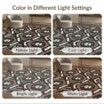 thumbnail image 7 of ODIKA 8'x10' Washable Area Rug Durable, Non-Slip Design With Eerie Gothic Mirror Frame Halloween Horror Portrait Playful for Living Room, Under Sectional, Family, 7 of 7