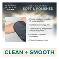 thumbnail image 4 of Seraphic Skincare Men Ultimate Body Exfoliating Mitt for Body, Exfoliating Glove & Body Scrubber for Shower Use, Deep Body Exfoliation, Dead Skin Removal & Self Tanner Washcloth, 4 of 5