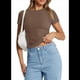 thumbnail image 3 of Camiseta de Corta Y2k Color Café XXL, 3 of 8