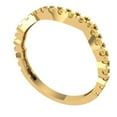thumbnail image 2 of 0.36 ctw Wedding Band for Women - 14K Yellow Gold Natural Citrine Stackable Eternity Ring, 2 of 6