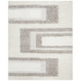 thumbnail image 5 of Shag & Flokati Rug - Manhattan Shag Polyester Pile -White/Grey-Color:White/Grey,Design:Shag & Flokati,Shape:Small Rectangle,Size:6'L x 4'W, 5 of 5