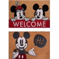 thumbnail image 1 of Alfombra de felpudo Gertmenian Disney Mouse Coir, 20 x 34 cm, paquete de 2, 1 of 9