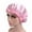 Pink, variant on Silk Bonnet Adjustable Shower Cap Satin Bonnet for Sleeping Curly Hair Non-Slip Hair Bonnet for Sleeping Large Double-layer Silk Bonnet for Sleeping Women