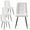 Corduroy White-4 Chairs, variant on HJhomeheart Dining Room Chairs Set of 4, Velvet Upholstered Living Room Chairs, Green, with Adjustable Pads, Modern Kitchen Chairs