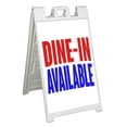 thumbnail image 1 of Dine-In Available (24" X 36") Standard A-Frame Signicade, Includes Decal Applied To Stand, 1 of 4
