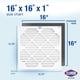 thumbnail image 2 of Filtro de horno Clorox 16x16x1 MERV 13 plisado, paquete 4, 2 of 7
