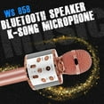 thumbnail image 4 of TFixol Wireless Microphone for Singing Recording with Colorful LED Lights Handheld BT Microphones Kids Karaoke Microphone Home KTV Player for Home Party 5 Variable Sounds, 4 of 6