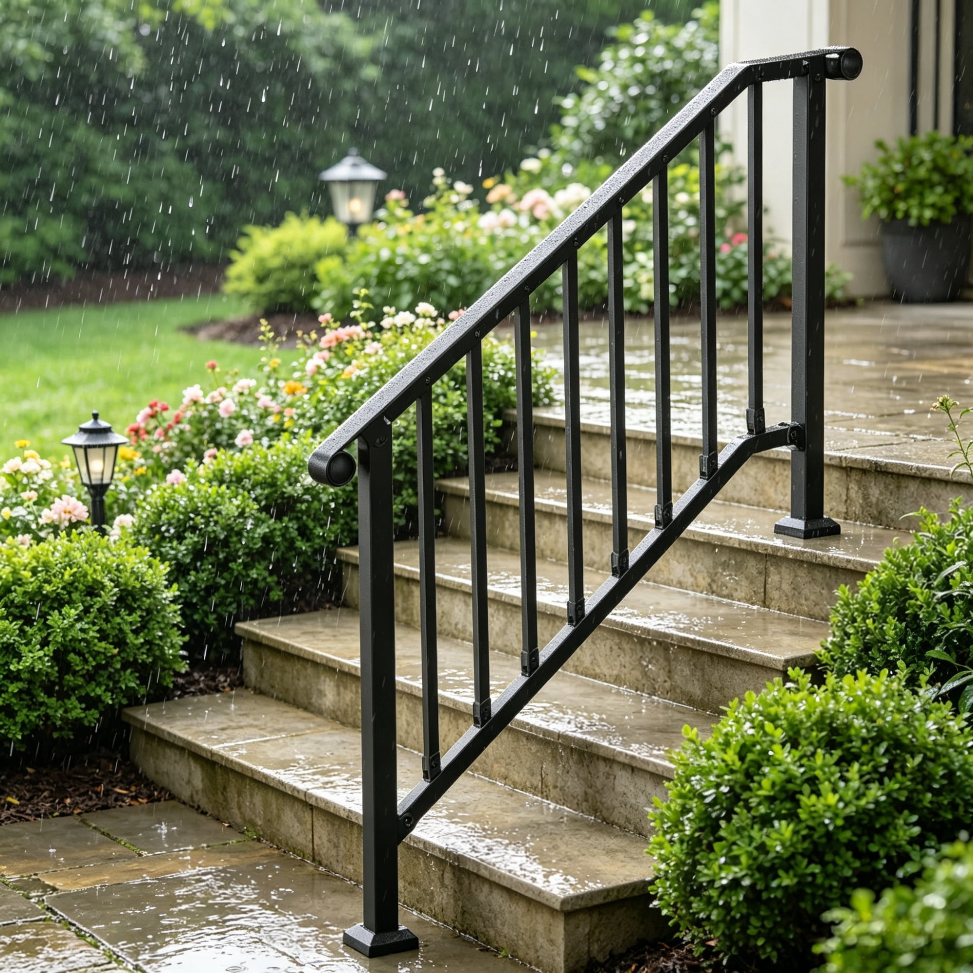 3-4 Step Stair Handrail Kit
