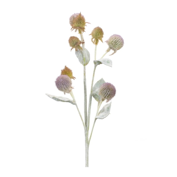 Melrose International Thistle Spray (Set of 6) 27.5"H Plastic