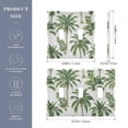 thumbnail image 2 of Yayeee Toggle Light Switch Wall Plate 2-Gang 4.56"x4.48" Decorative Outlet Cover, Green Palm Trees Pattern, 2 of 7
