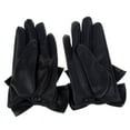 thumbnail image 4 of Fesfesfes Women Ladies Butterfly Bow Wrist Soft Leather Winter Gloves Clothes Sale, 4 of 4