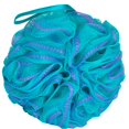 thumbnail image 1 of Esponja de baño de ducha Urbanstrive XL, 75 g, bolas de esponja de ducha suaves para gel de baño, accesorios de baño para hombres y mujeres, 1 paquete negro (verde-púrpura), 1 of 5