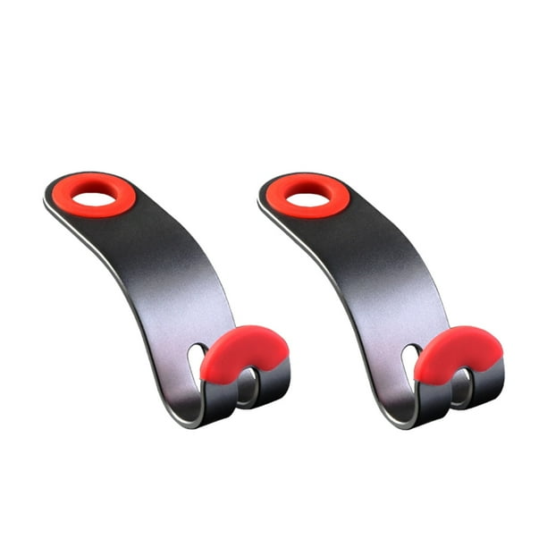 Pisexur Accesorios para coches, Electrónica para cochesGanchos metálicos para coche, ganchos para asiento de coche, ganchos para accesorios interiores traseros, ganchos de almacenamiento para asiento