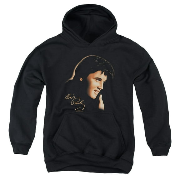 Elvis Presley - Warm Portrait - Youth Hooded Sweatshirt - X-Large