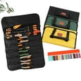 thumbnail image 6 of BELOWSYALER Tool Rolls up Bag Heavy Duty Small Tool Bag Organizers Storage Pouches Waterproof Oxford Cloth for Electrician Mechanics, 6 of 8