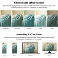 thumbnail image 2 of Super Soft King Blanket Light Teal Premium Silky Flannel Fleece 3D Checkered Lightweight Bed Blanket All Season Use (Light Teal Checkered, King(90"x110")), 2 of 5