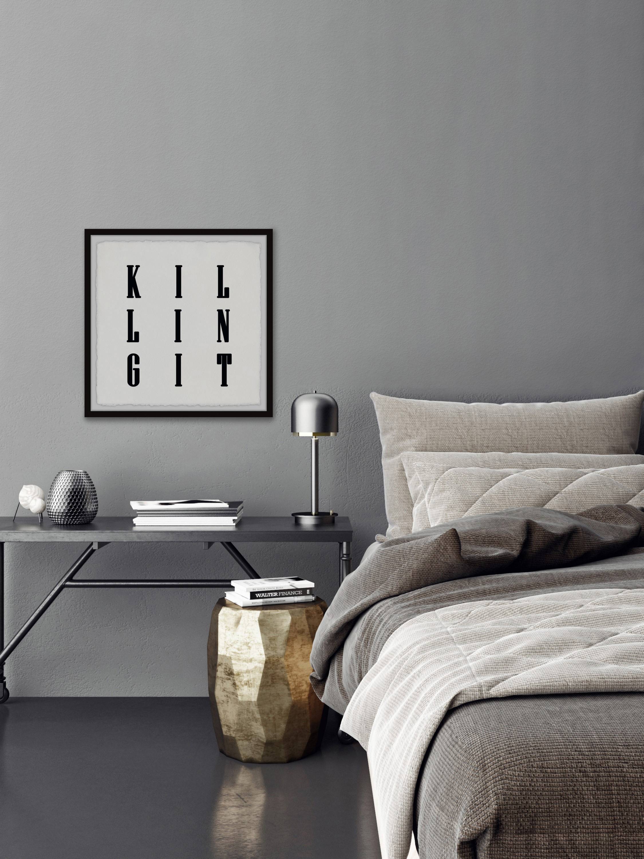 Marmont Hill Killing It! Framed Wall Art, 32.00" x 1.50"