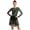 Dark Green, variant on Womens Gymnastics Latin Ballet Dance Leotard Dress Rhinestones Gradient Mesh Skirt for Stage Ballroom Dance Performance Orange XL
