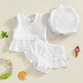 thumbnail image 2 of Hessimy Girl One Piece Swimsuit Swimwear Beach Bathing Suit,Bathing Suit（White，6-12 Months）, 2 of 7