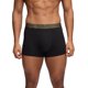 thumbnail image 2 of UNDER ARMOUR Calzoncillos bóxer para hombre, pack de 3 - Performance Cotton Trunks - Solid 3 in, Stretch, Mezcla de algodón Negro/Verde XL (X-Large), 2 of 3