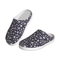 thumbnail image 2 of Disketp Daisies Flowers Women's Men's Slippers Plush Slip-On House Slipper for Winter Indoor Soft Cushion Non-slip Fluffy Slides Slippers-11, 2 of 7