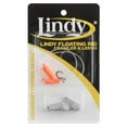 thumbnail image 3 of (1 pack) Lindy Floating Crawler Leech Snell Fluorescent Orange 2 Sinkers 1/4 oz. 1/2 oz., 3 of 6