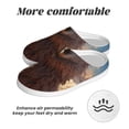 thumbnail image 6 of Kdxio Fluffy Alpaca Mountain Meadow Women's Men's Slippers Plush Slip-On House Slipper for Winter Indoor Soft Cushion Non-slip Fluffy Slides Slippers-8, 6 of 7