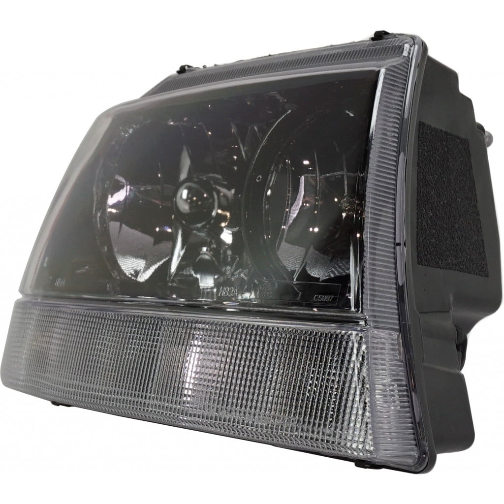 Headlight Compatible With 1999-2004 Jeep Grand Cherokee Right Passenger Halogen With bulb(s)
