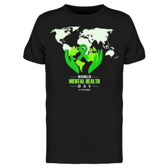 World Mental Health Hands Tee Men's -Image by Shutterstock
