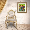 thumbnail image 3 of Dean Russo Collection 12x14 Gold Ornate Wood Framed with Double Matting Museum Art Print Titled - Hey Bulldog, 3 of 4