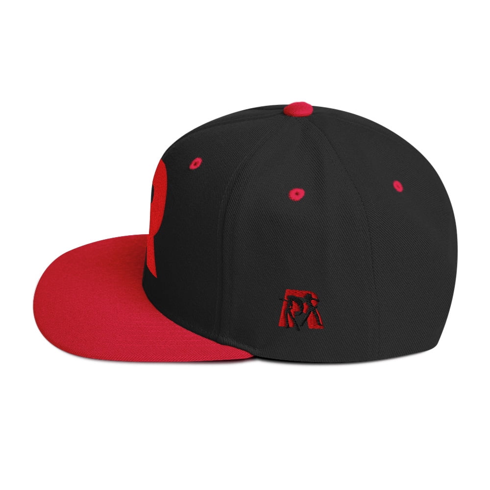 Team Rocket Snapback Hat (Black/ Red)