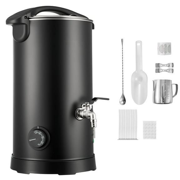 KFFKFF 5.3-Qt 1100W Electric Candle Wax Melter with Adjustable Temperature and Easy-Pour Spout, Black, (1 Unit)