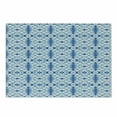 thumbnail image 1 of Ethnic Cutting Board, Hippie Design Inspired by Culture Grunge Folk and Geometric Motif, Decorative Tempered Glass Cutting and Serving Board, Small Size, Navy Blue and White, by Ambesonne, 1 of 1