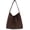 Coffee, variant on Suede Tote Bag for Women Fall Bag Suede Slouchy Bag Trendy Bag Work Bags