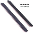 thumbnail image 3 of 25 Count 180/240 Nail Grinding Files for Natural Nails, Double Sided Emery Boards Fine Nail Buffer Files, 3 of 5