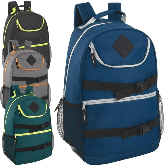24 pack Two Tone Adventure Trail Multipocket Bungee Cord Backpacks in Male Color pack 3