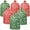 XL 6P-44"x36", variant on Christmas Gift Bags, 34pcs Assorted Sizes With Ribbon Ties&Tags, Xmas Favor Goody Reusable Plastic Holiday Gift Bag Bulk Jumbo/Extra Large/Medium