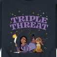 thumbnail image 3 of Disney Wish - Triple Threat Asha & Star - Men's Crew Neck Fleece Pullover, 3 of 5
