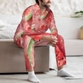 thumbnail image 7 of Picia Refreshing Watermelon Slices Pattern Men’s Long-Sleeve Sleepwear Set - Soft 2-Piece Loungewear with Pockets, Comfy PJs for Relaxing Nights-Large, 7 of 7