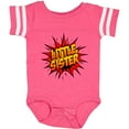 thumbnail image 3 of Inktastic Little Sister Super Hero Girls Baby Bodysuit, 3 of 5