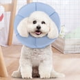 thumbnail image 3 of Collar isabelino protector para el cuello de mascotas, gatos y perros después de la cirugía. Recuperación. (Nuevo) Azul M, 3 of 9