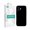 Black, variant on Sprig TPU + PC MagSafe Matte Transparent Back Cover Case for iPhone 16, Black Transparent