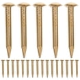 thumbnail image 1 of Copper Nails for Hanging Pictures Ideal for DIY Use Golden Color Strong and Durable 250g Pack, 1 of 2