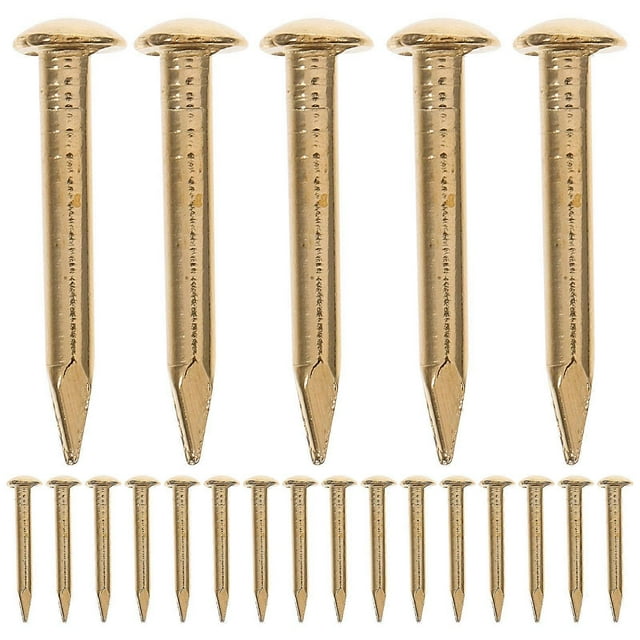 Copper Nails for Hanging Pictures Ideal for DIY Use Golden Color Strong and Durable 250g Pack