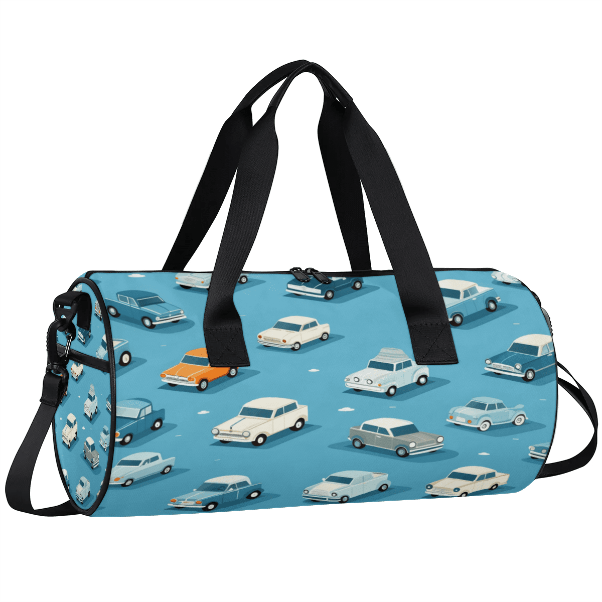 Qzjjjmy Foldable Sport Duffle Bag for Kids Teens Cartoon Sport Gym Bag Lightweight Boys Overnight Bag
